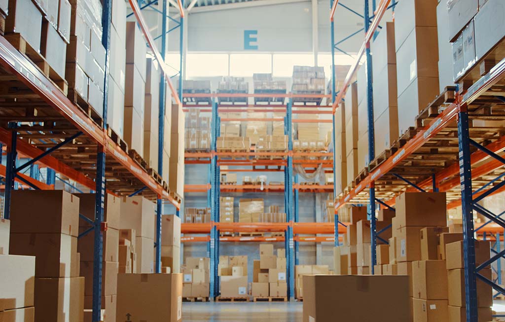 Warehouse scene