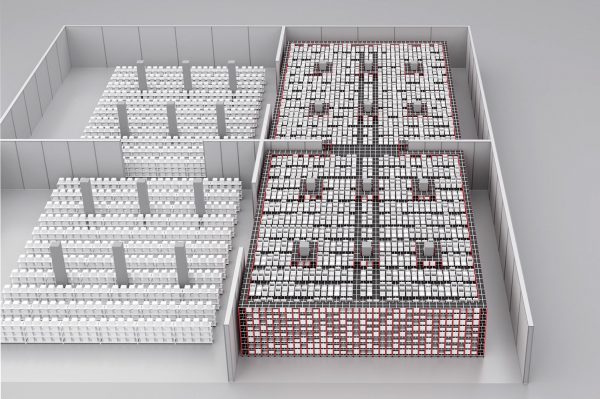 the only adaptive automated storage and retrieval system